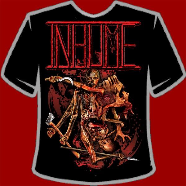 Inhume "Contorted Carnage" T-Shirt (2009) on Relapse Records
